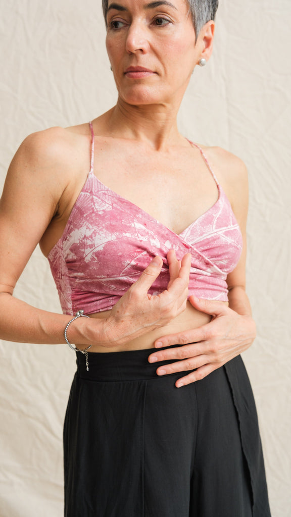 Snug Hug Crop Top - Plumeria Petal