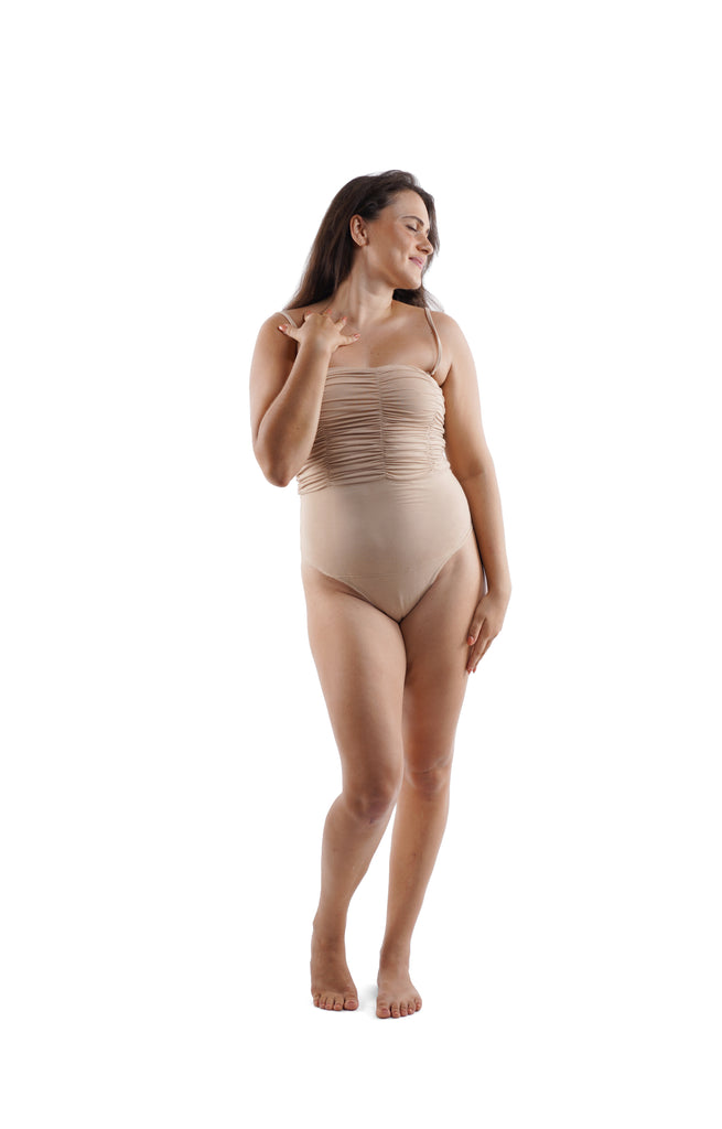 Flower Bloom Bodysuit - Desert Dune