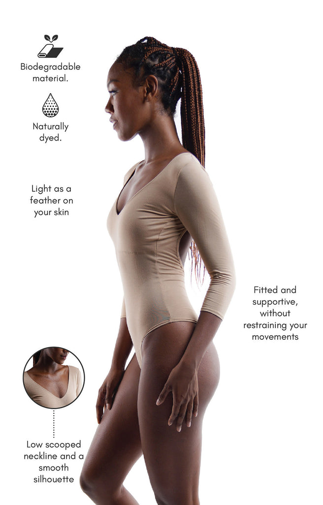 Pure Grace Bodysuit - Desert Dune