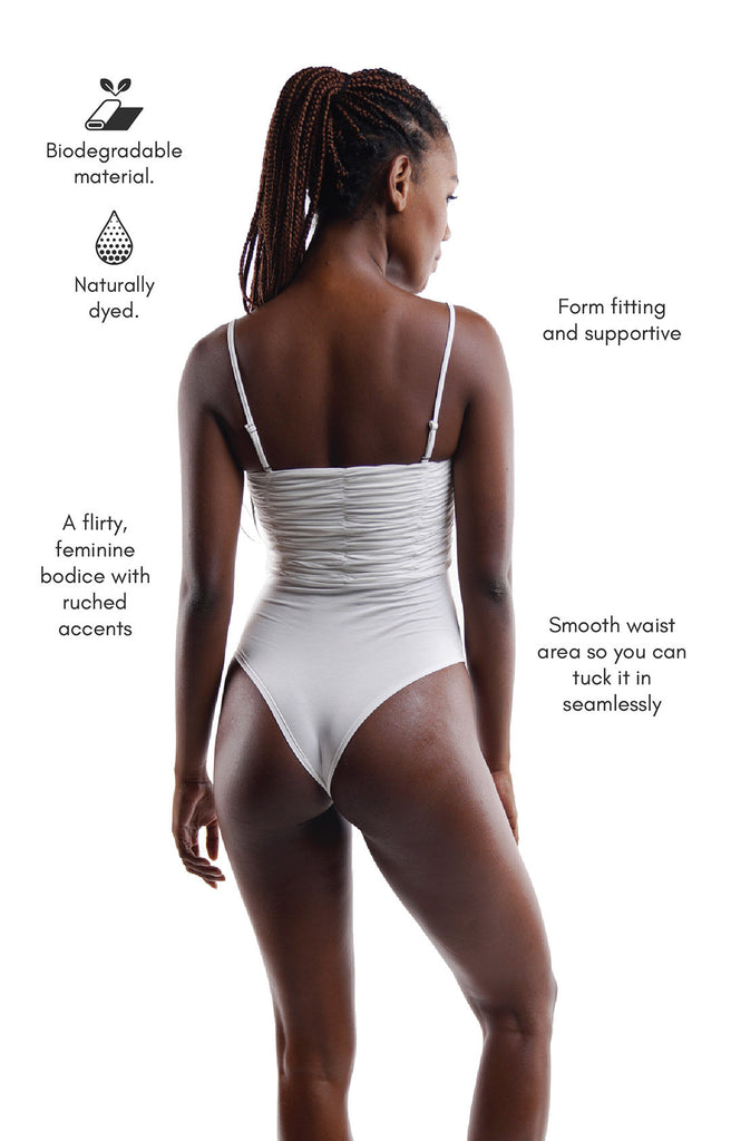 Flower Bloom Bodysuit - Pearl Mist