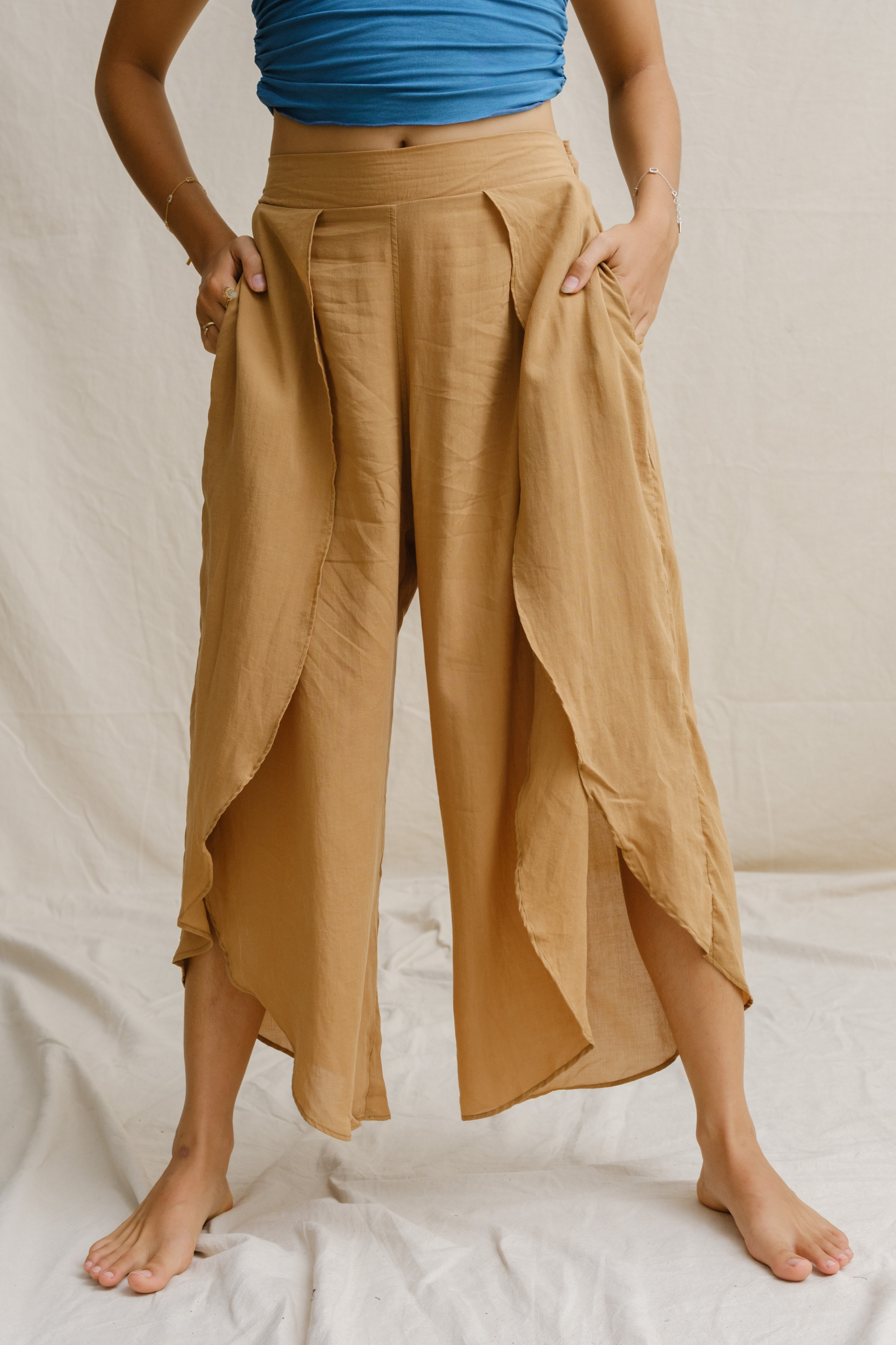 Sunday in Sheets Pants - Raw Earth Main image