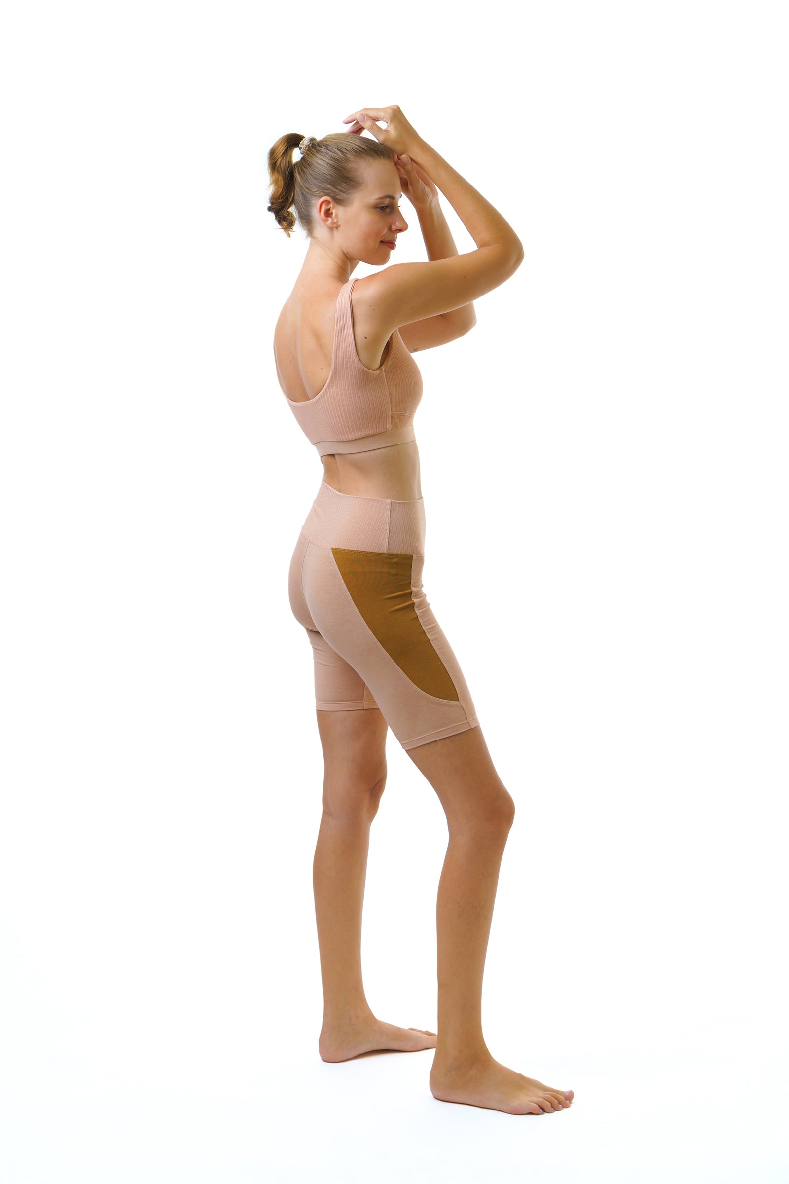 Luna Shorts - Sunrise/Sunset (two-tone) Paz Collab (Rose Moon/Raw Earth)