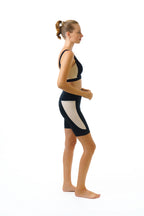Luna Shorts - Moonglow/Sunlight (two-tone) Paz Collab (Raven Sky/Beige)