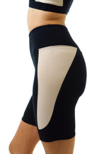 Luna Shorts - Moonglow/Sunlight (two-tone) Paz Collab (Raven Sky/Beige)