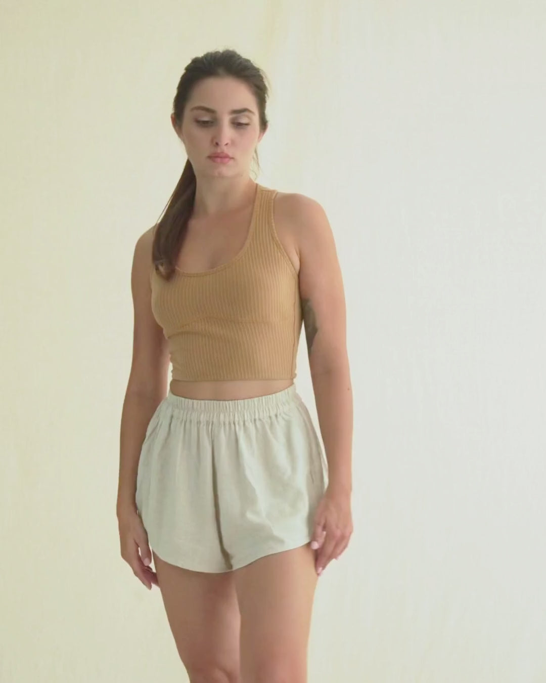 Sola Racerback Crop Top
