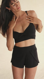 Petal Muse Ribbed Short