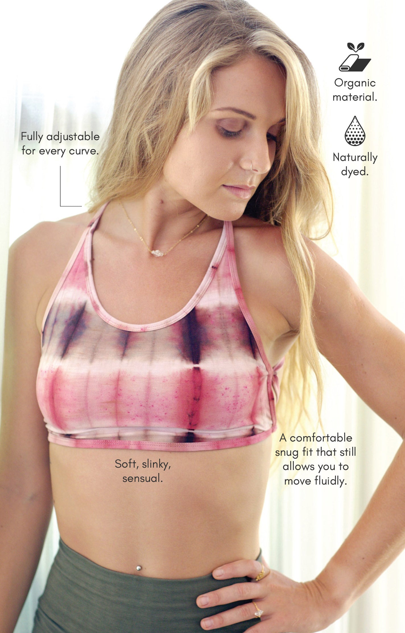 Organic exclusive soft comfort bra