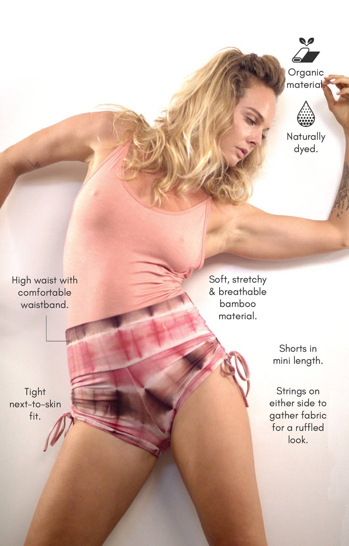 Moonlit Shorts - Electric Rose